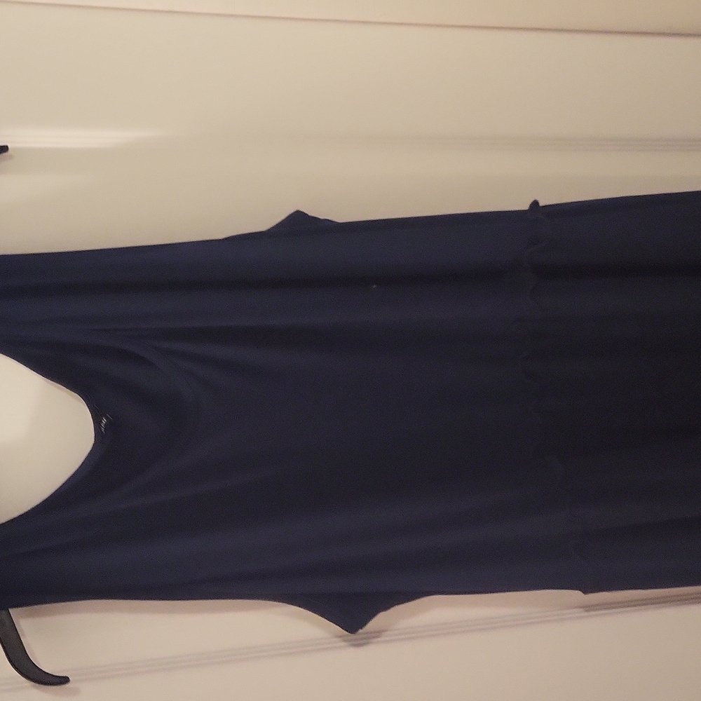 Navy maxi dress